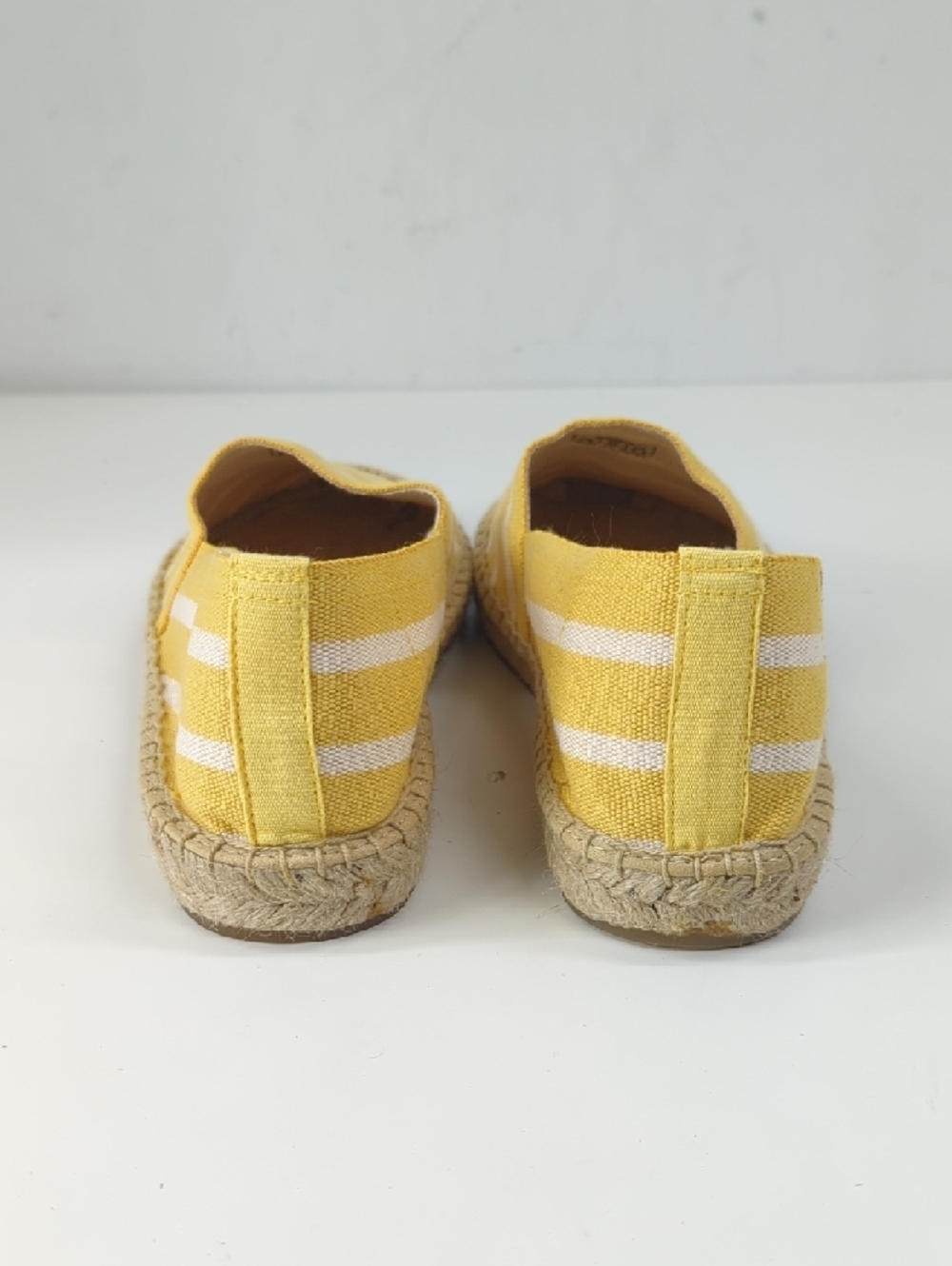 New Soludos Dali Striped Espadrilles in Yellow Size 7.5 - Picture 6 of 12